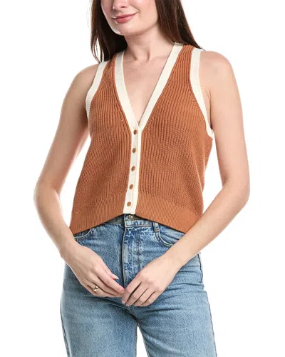 525 America Shaker Vest In Brown