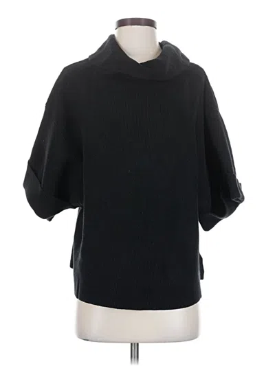 Pre-owned 525 America Short Sleeve Turtleneck In Black