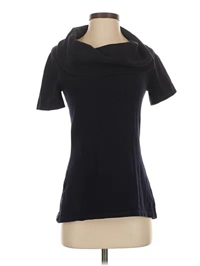 Pre-owned 525 America Short Sleeve Turtleneck In Black