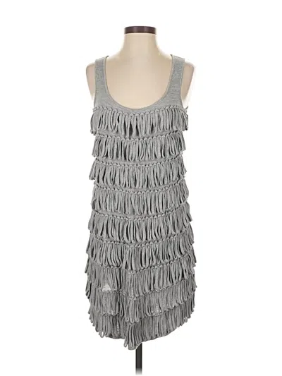 Pre-owned 525 America Sleeveless Top Gray Halter Neckline Tops