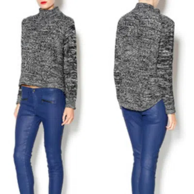 525 America Stacey Sweater In Black/white In Gray