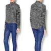 525 AMERICA STACEY SWEATER IN BLACK/WHITE