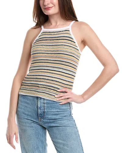 525 AMERICA 525 AMERICA STRIPE CROCHET TANK