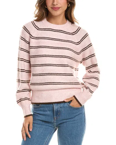 525 America Stripe Sweater In Pink
