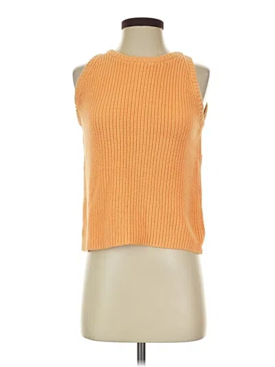 Pre-owned 525 America Sweater Vest In Orange