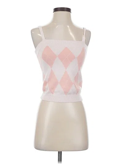 Pre-owned 525 America Sweater Vest In Pink