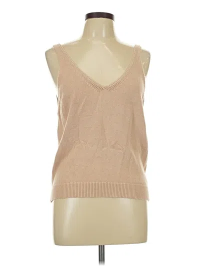 Pre-owned 525 America Sweater Vest In Tan
