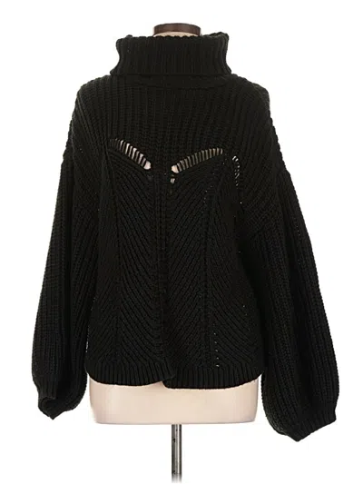 Pre-owned 525 America Turtleneck Sweater In Black