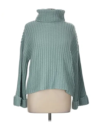 Pre-owned 525 America Turtleneck Sweater In Blue