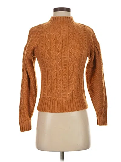 Pre-owned 525 America Turtleneck Sweater In Brown