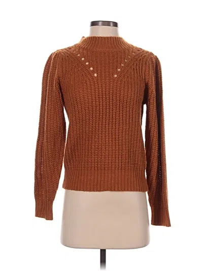 525 America Turtleneck Sweater In Brown