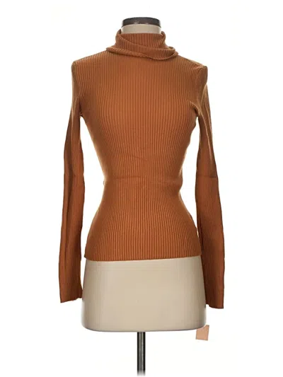 525 America Turtleneck Sweater In Brown