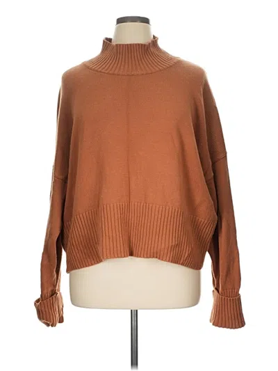 Pre-owned 525 America Turtleneck Sweater In Brown