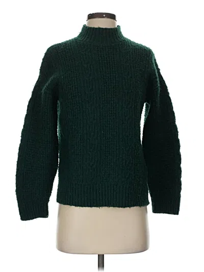 Pre-owned 525 America Turtleneck Sweater In Green