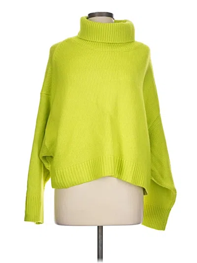 Pre-owned 525 America Turtleneck Sweater In Green