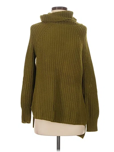 Pre-owned 525 America Turtleneck Sweater In Green
