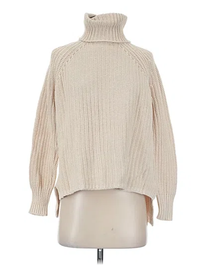 Pre-owned 525 America Turtleneck Sweater In Ivory