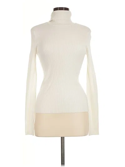 Pre-owned 525 America Turtleneck Sweater In Ivory