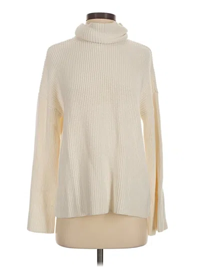 Pre-owned 525 America Turtleneck Sweater In Ivory