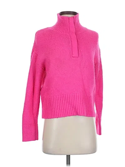 Pre-owned 525 America Turtleneck Sweater In Pink