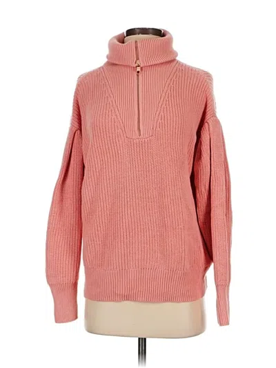 Pre-owned 525 America Turtleneck Sweater In Pink