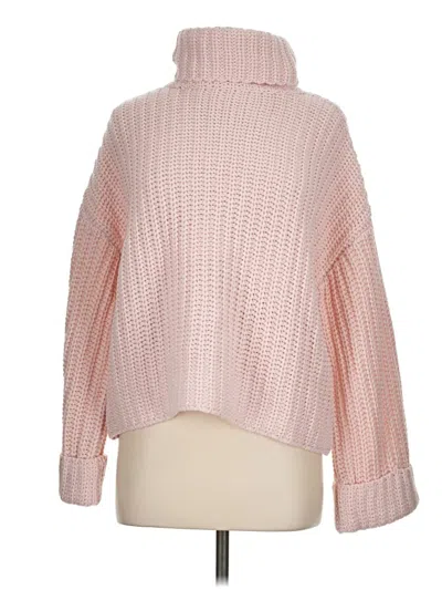 525 America Turtleneck Sweater In Pink