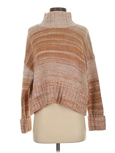 Pre-owned 525 America Turtleneck Sweater In Tan