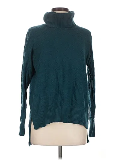 Pre-owned 525 America Turtleneck Sweater In Teal