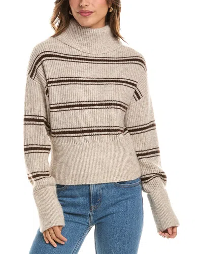 525 America Turtleneck Sweater In Neutral