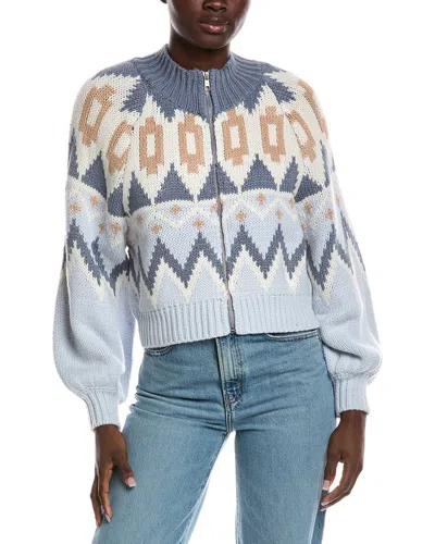 525 AMERICA 525 AMERICA VICTORIA FAIRISLE ZIP BOMBER JACKET