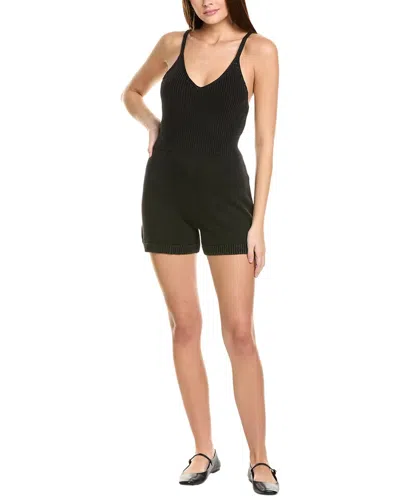 525 America Washed Romper In Black