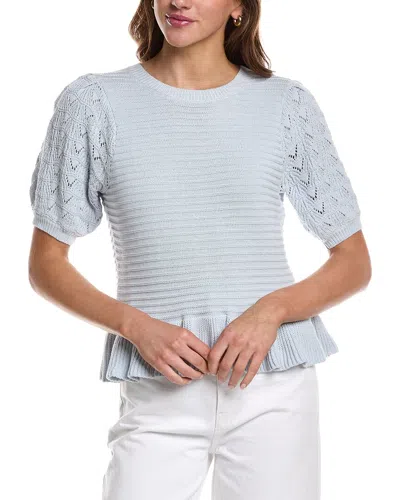 525 America Whitney Knit Top In Blue