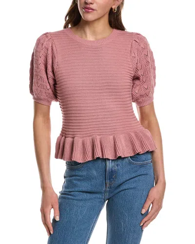 525 America Mixed Stitch Sweater In Black
