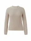 525 America Women Jane Shaker Pullover Sweater In Wheat In Neutral
