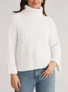 525 AMERICA WOMEN'S VIDA TURTLENECK SWEATER IN CHALK