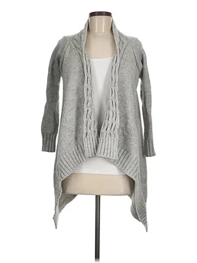 Pre-owned 525 America Wool Cardigan Sweater In Gray