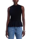 525 Camilia Mixed Media Cable Tank Top