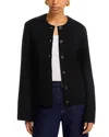 525 Catherine Wool Cardigan Sweater In Black