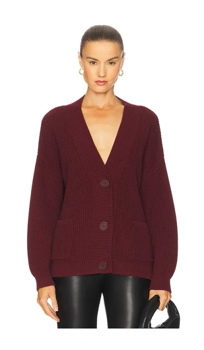 525 Celeste Cardigan In Red