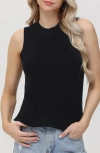 525 Demi Cotton Sweater Vest In Black