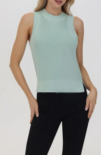525 Demi Cotton Sweater Vest In Silt Green