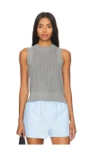 525 Demi Tank In Smoke Grey