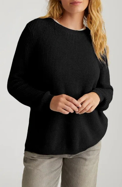 525 Emma High-low Sweater In Black