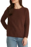 525 Emma High-low Sweater In Shaved Chocolate