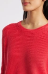 525 Emma High-low Sweater In Tomato