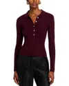 525 Ginny Top In Burgundy