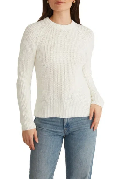 525 Jane Cotton Sweater In Chalk