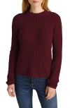 525 Jane Cotton Sweater In Oxblood