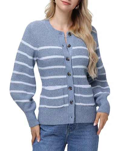 525 Josie Structured Cardigan In Flint Stone