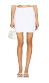 525 Kathleen Cable Mini Skirt In White